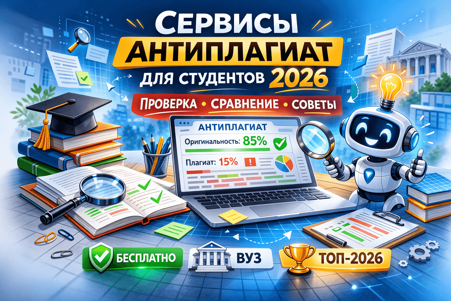 Сервисы антиплагиат для студентов 2026