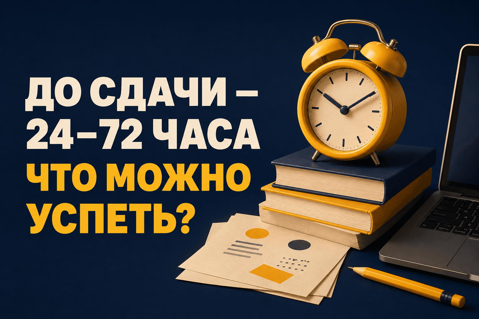 Срочное выполнение учебных работ: что реально сделать за 24–72 часа