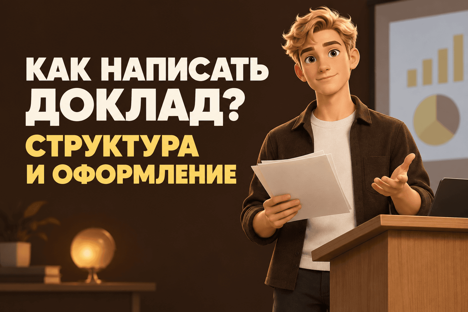 Как написать доклад: структура и правила оформления