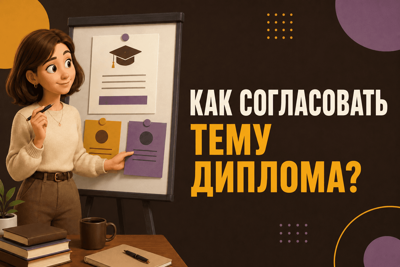 Как согласовать тему дипломной работы с научным руководителем с первого раза