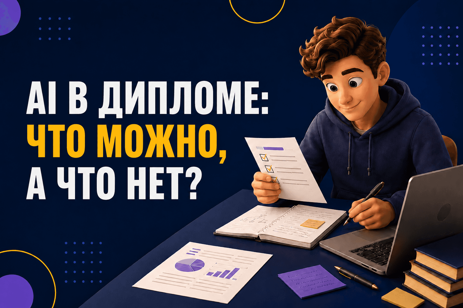 Какие задачи в дипломной работе можно доверить ИИ, а какие лучше делать самостоятельно