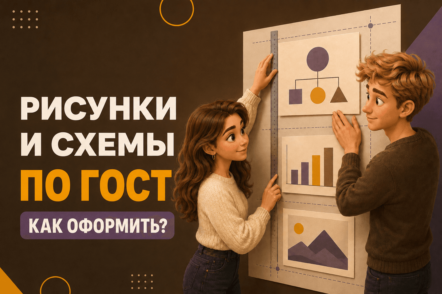 Как оформить рисунки, схемы и иллюстрации по ГОСТ