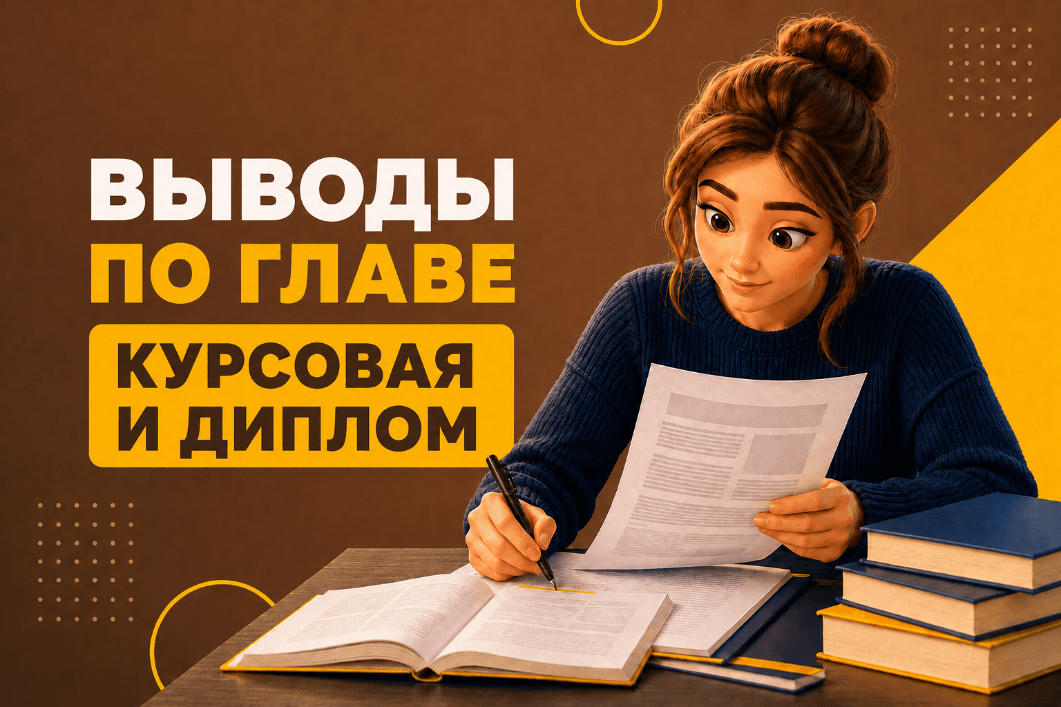 Как написать выводы после главы курсовой или дипломной работы