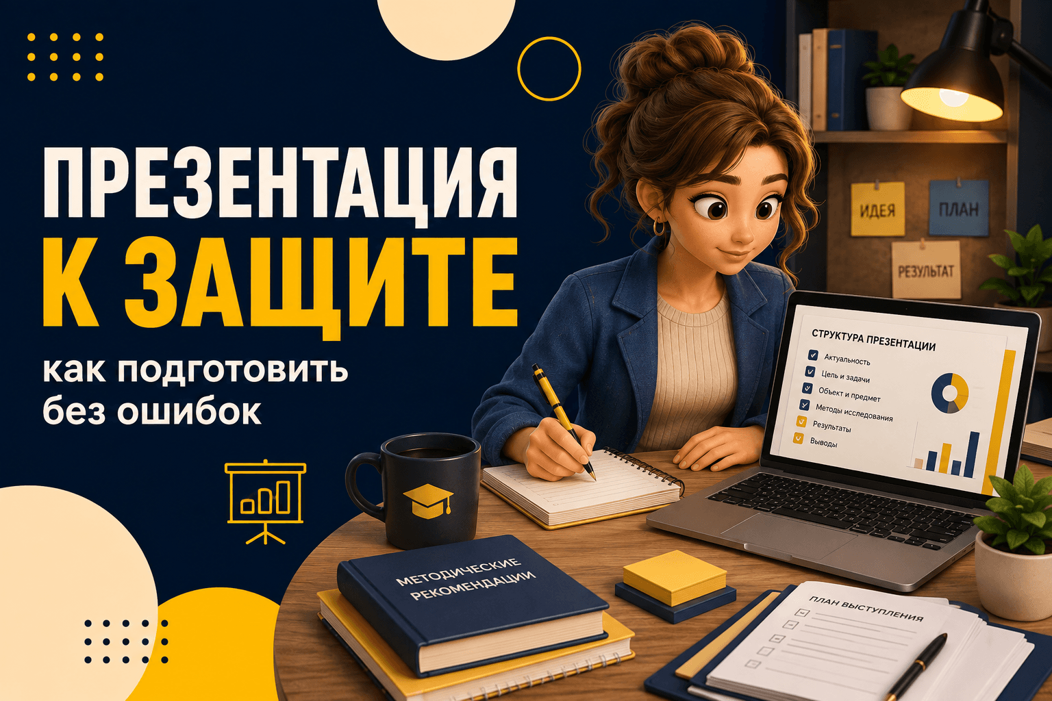 Помощь с презентацией для защиты диплома: как подготовить сильные слайды